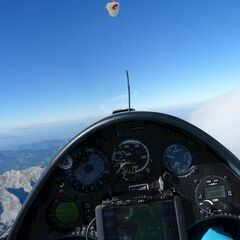 Flugwegposition um 13:31:40: Aufgenommen in der Nähe von Gemeinde Hinterstoder, Hinterstoder, Österreich in 3050 Meter